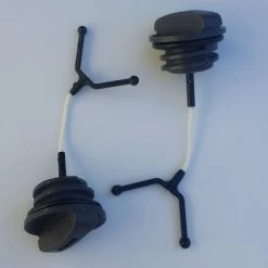 2 Husqvarna Fuel Oil Caps For 240 235 Chainsaws 545070801
