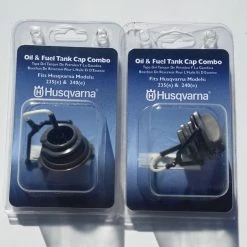 2 Husqvarna Fuel Oil Caps For 240 235 Chainsaws 580494101