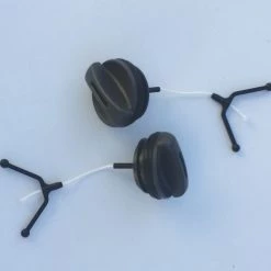 Two Husqvarna Chainsaw Fuel/Oil Caps 435-450 Models 580494103