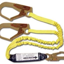French CreekProduction 444AS Elastic 6' Dual Leg Shock Absorbing Web Lanyard