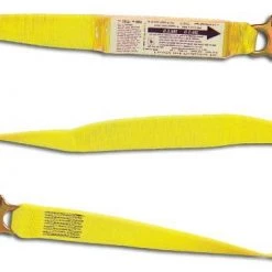 French Creek Production 490A Lanyard 6' Shock Absorbing Web Lock Snaps on Ends