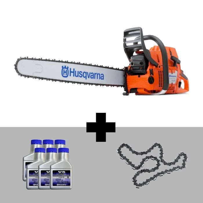 Husqvarna 390XP Chainsaw 20" Bar Professional w/ 6-Pack Oil & Extra Chain - Image 15