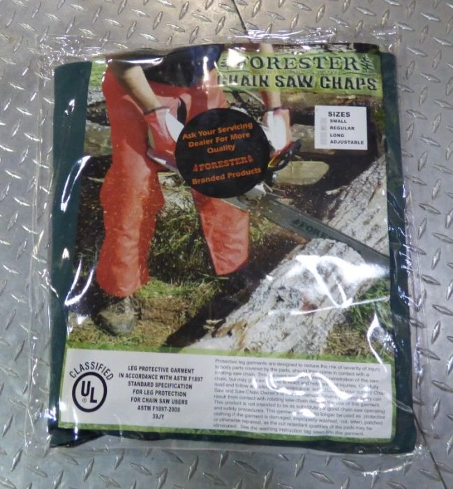 Forester Green Apron Chaps -Size Regular 35" - 37" Length