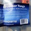 Husqvarna Timber Tongs 12" 574387601 Log Mover Lifter - 2 Pk